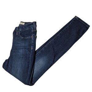 Madewell 9" Mid Rise Skinny Jeans Womens Size 26 Mid Rise Dark Wash Denim Pants